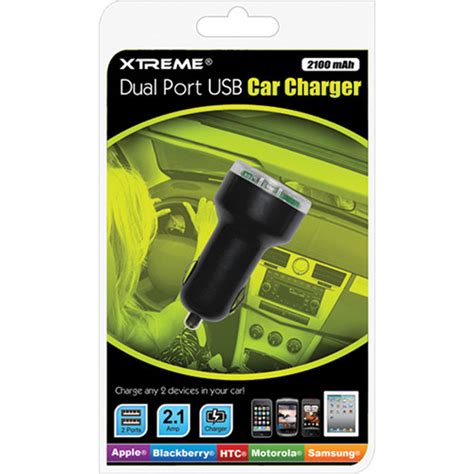 Xtreme Cables Dual Port Usb Car Charger 2100 Mah 88002 Bandh