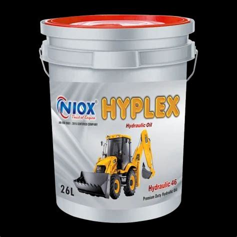 Heavy Vehicle 26 Ltr Niox Hyplex Hydraulic Oil 46 For Automobile At Rs