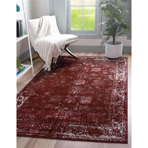 Mistana™ Brandt Performance Burgundy Rug And Reviews Wayfair