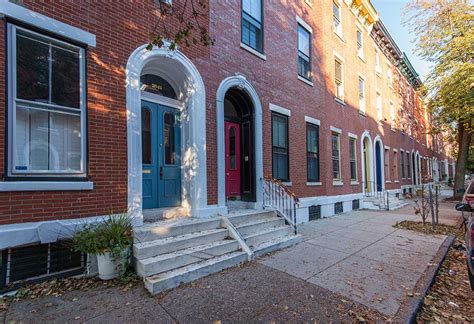 Residential street in Fairmount, Philadelphia, PA