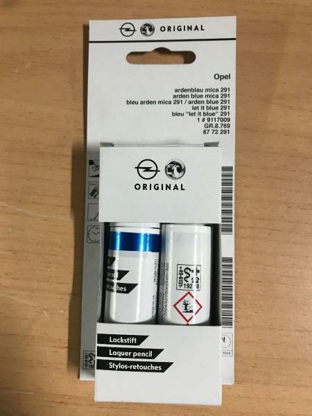 Original Opel Lackstift Set Ardenblau Mica Z X Ml Lack Opel