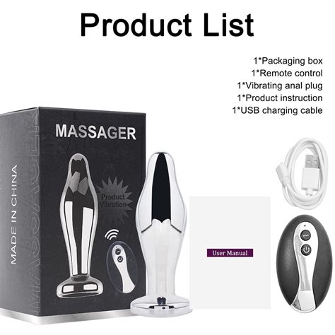 Anal Butt Plug Dildo Vibrator Prostate Massager Sex Toys Men Women Masturbator Ebay