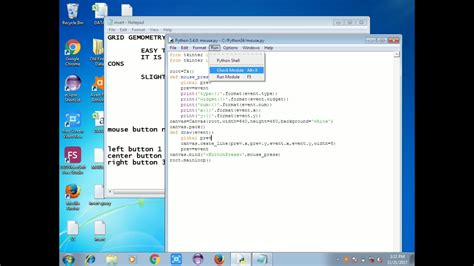 Python Tkinter In Tamil 15 Mouse Events In Python YouTube