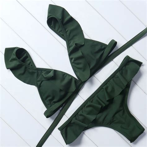 OMKAGI Brand Sexy Bikini 2019 Swimsuit Swimwear Women Push Up Bikinis Set Swimming Bathing Suit