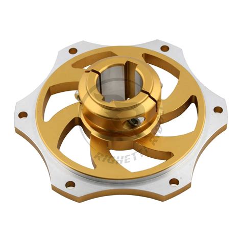 Mm Aluminium Sprocket Carrier Gold Anodized Dmj Racing