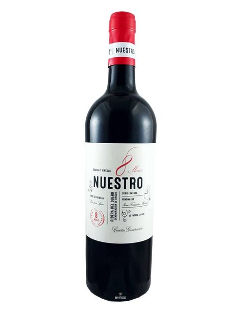 Nuestro Tinto Roble Meses Comprar Vinos Ribera Del Duero