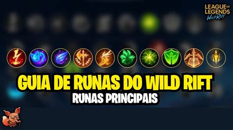 Guia De Runas Do Wild Rift Runas Principais Youtube