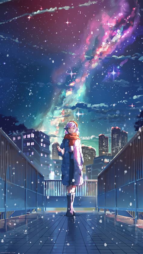 82+ Anime Wallpaper Girl Night Picture - MyWeb