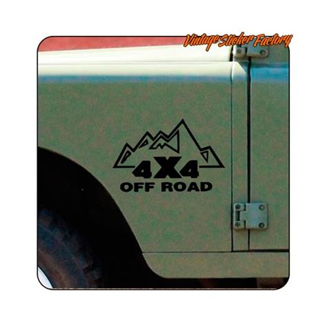 4X4 OFF ROAD 6 AUFKLEBER KAUFEN SIE VINYLAUFKLEBER