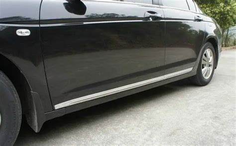 Stainless Steel Body Door Side Molding Trim Chrome For Honda Accord