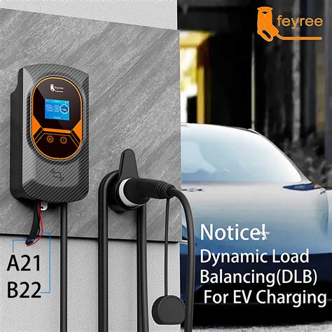 Feyree Adjustable 16a 32a Ev Car Charging 22 Kw Portable Type2 Gbt 7kw