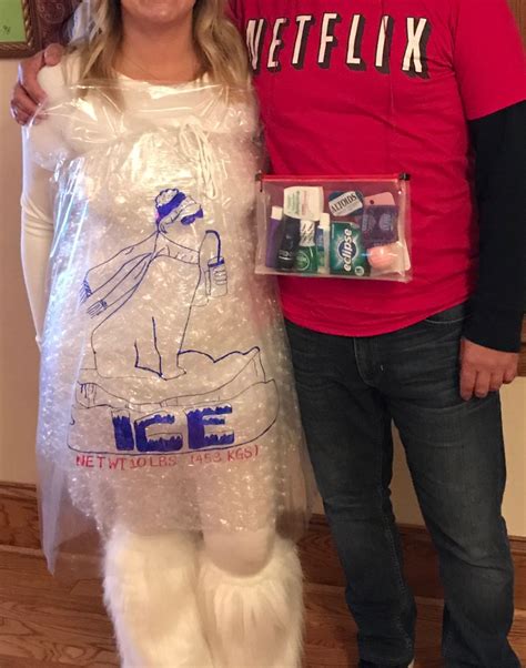 Netflix And Chill Costume Couple Halloween Costumes Netflix And