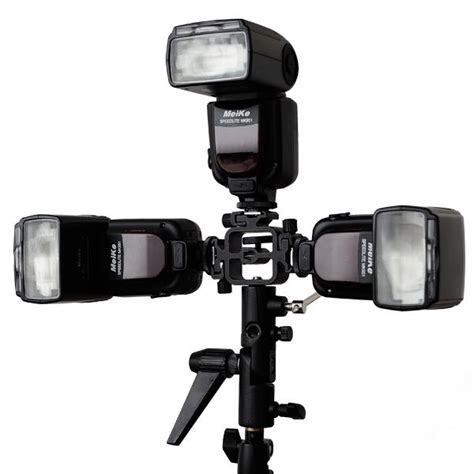 Clearance Pxel Aa Ls Triple Head Hot Cold Shoe Splitter Mount Adapt Jg Superstore