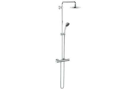 Душевая система GROHE Vitalio System 180 с термостатом для душа, хром ...