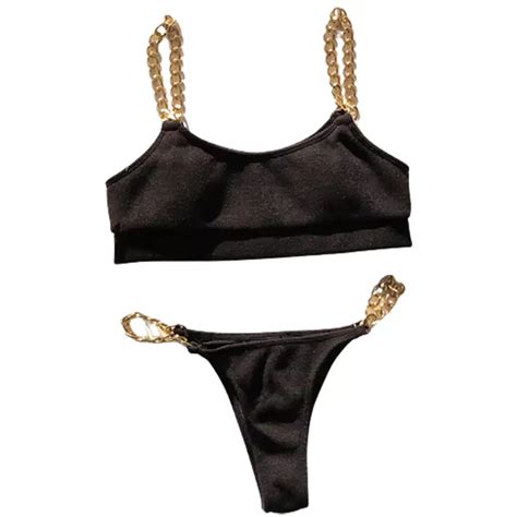 Peachtan High Waist Bikini Swimwear Woman Feeling