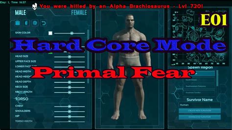 Ark Survival Evolved Hardcore Mode All Primal Fear Mods E01