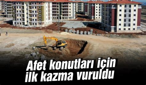 Murat Kurum İlk etapta yapacağımız 855 konutumuz için ilk kazmayı