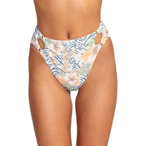 Rvca Bazaar High Rise Cheeky Bikini Bottom Multicolor Dressinn