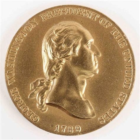 GEORGE WASHINGTON COIN / MEDALLION | Live and Online Auctions on HiBid.com