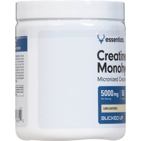 Essentials Creatine Monohydrate Mg Unflavored Oz Delivery