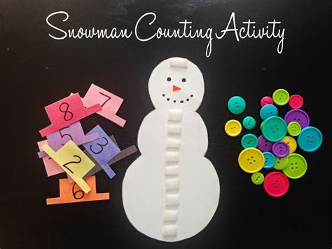 SOLIS PLUS ONE: Snowman Counting Activity