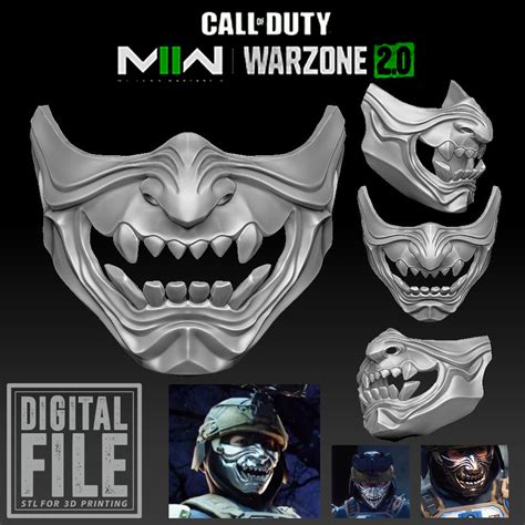 Stl File Oni Operator Mask Call Of Duty Modern Warfare Warzone