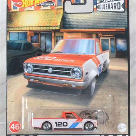 Jual Hot Wheels Premium Boulevard 75 BRE Datsun Sunny Truck B120 Ban