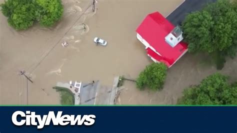 ‘historic And Catastrophic Flooding Slams Vermont Youtube