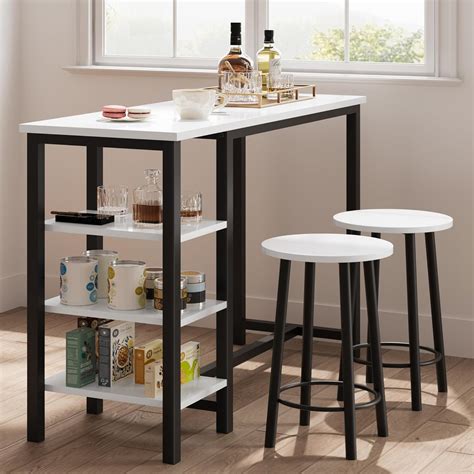 Amazon Idealhouse Counter Height Dining Table With Stools Bar