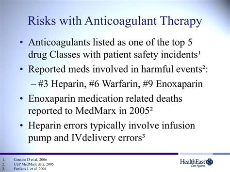 National Patient Safety Goals Anticoagulation Education at Karen Batey blog