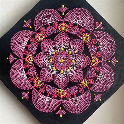 Mandala Art On Canvas