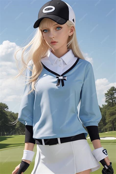 premium ai image  cute beautiful uniform girl photo ai generated