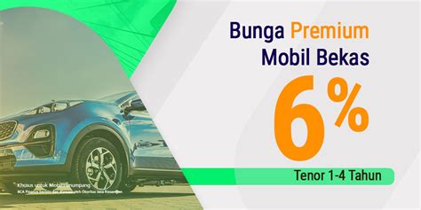 Bunga Mobil Bekas Premium BCA Finance