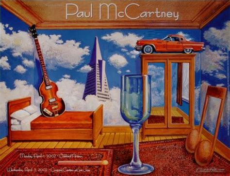 Paul McCartney Vintage Concert Poster from Oakland Coliseum Arena, Apr ...