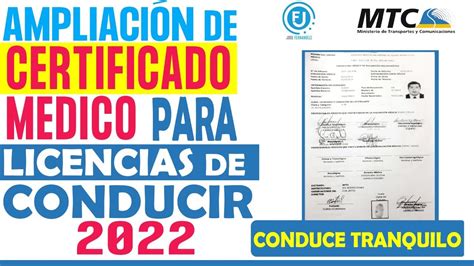 Certificado Medico Para Licencia De Conducir Licencias De Conducir