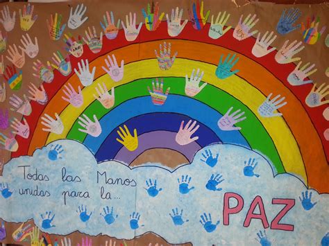 Llegamos A Segundo Disfrutamos Creando Los Carteles Para El DÍa De La Paz