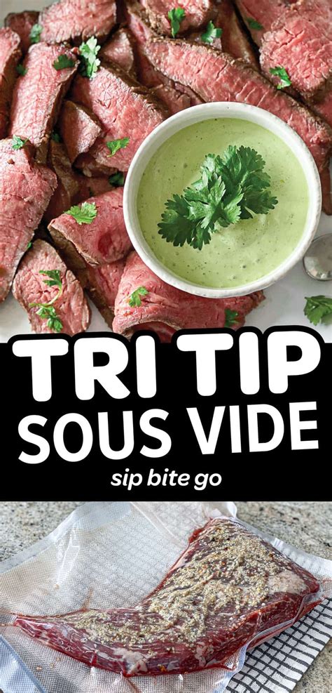 Sous vide tri tip steak with sauce – Artofit