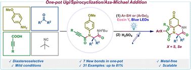 A Highly Diastereoselective One Pot Ugi Radical Spirocyclization Aza