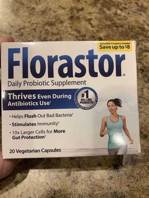 Florastor Daily Probiotic Supplement Off