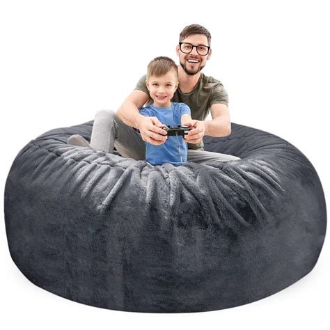 Buy Ft Giant Fur Bean Bag Chair For Adult Living Room Furniture Big