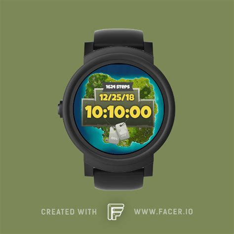 Arun Lall Fortnite Battle Royale Map Watch Face For Apple Watch