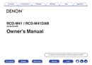 Denon D-M41DAB user manual (English - 81 pages)