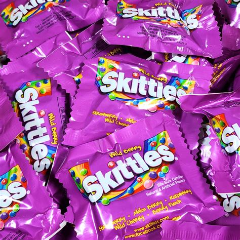 wild berry skittles fun size packs lb blair candy company