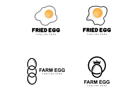 Egg Logo Egg Farm Design Chicken Logo Asian Food Vector 20598820