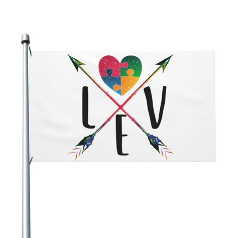 Autistic Autism Awareness Day Month Garden Flags 3 x 5 Foot Polyester ...