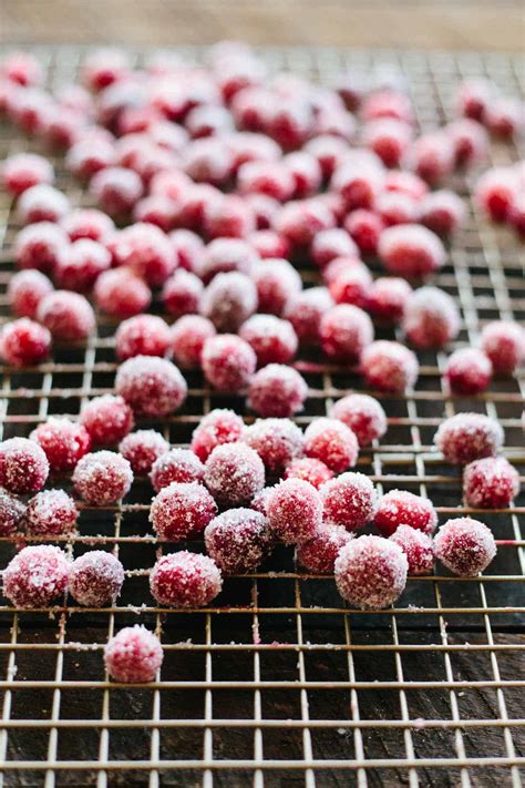 Easy Sugared Cranberries Coley Cooks