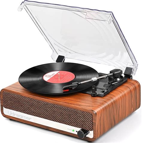 vinyl record player  upgraded speakers needle pressure adjustment