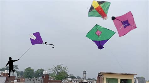 Kite Catching From Terrace Caught Kite Kite Looting Kite Vlog