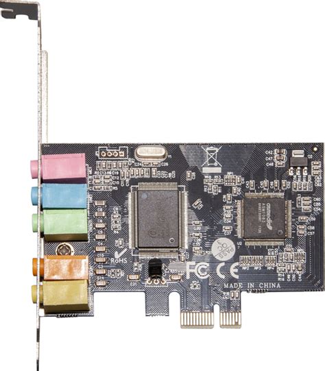 Звуковая карта Frime C-Media CMI8738+ASM1083 6 каналов PCI-E x1 (SCF ...