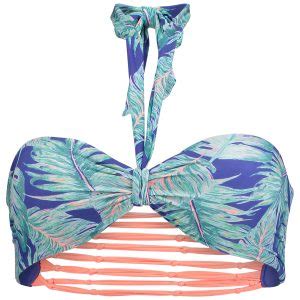 O Neill Reversible Bandeau Bikini Top Blue Bikinis Bikinit Fi